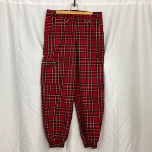 Red Plaid Pants (Never Used)